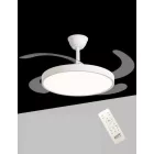 UNIVERSO Ventilátoros lámpa LED 40w 2445lm CCT. DC:30W D1070 x 370mm fehér