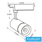 UNIVERSO Egyfázisú sínhez lámpa 30w 2700lm 4000k Ra≥90 30° fekete