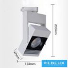 UNIVERSO Egyfázisú sínhez lámpa 30w 2700lm 6500k Ra≥90 24° fehér