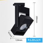 UNIVERSO Egyfázisú sínhez lámpa 30w 2700lm 4000k Ra≥90 24° fekete