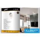 UNIVERSO Falon kívüli spotlámpa 7w 600lm 6500k 20° IP20 Fehér D85x100mm