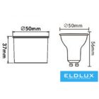 UNIVERSO LED spot helyettesítheti a GU10 7w 540lm 6500k RA90 27° IP20 Fekete D50x56mm