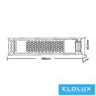 UNIVERSO Slim fémházas tápegység DC:24V 200W 8.3A IP20