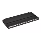 UNIVERSO Mágneses sínbe szerelhető spot Lámpa állítható DC:48V 15w 1520lm CCT.kap RA90 IP20 Fekete 305x45x24mm