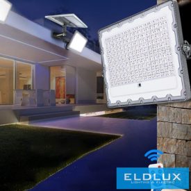   UNIVERSO Solar utcai lámpa 3.7V-20AH 2000lm 6500k IP65 antracit