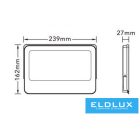 UNIVERSO LED reflektor 100w 9800lm CCT.kap 120° 239x162x27mm IP66 Fehér 3év