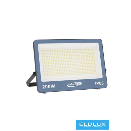 UNIVERSO LED reflektor 200w 18000lm CCT.kap 120° 369x239x30mm IP66 Szürke 3év