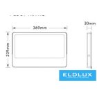 UNIVERSO LED reflektor 200w 18000lm CCT.kap 120° 369x239x30mm IP66 Szürke 3év