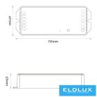 MIBOXER 3in1 RF 2.4G RGB/RGBW/RGB-CCT LED Szalaghoz Vezérlő DC:12-48V Max:20A