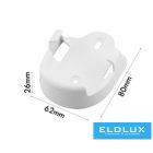 MIBOXER Touch táviránytóhoz fali tartó fekete