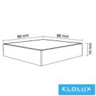 MIBOXER RF 2.4G RGB+CCT LED Szalaghoz Fali távirányító 4 Zónás fehér