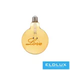 UNIVERSO Filamentes design LED izzó - Love G125 4w 320lm 2500k D125x175mm
