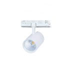 UNIVERSO Háromfázisú sínhez spotlámpa 40w 4150lm CCT.kap Ra90 38° IP20 Fehér D90x128x178mm 5év