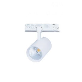   UNIVERSO Háromfázisú sínhez spotlámpa 40w 4150lm CCT.kap Ra90 38° IP20 Fehér D90x128x178mm 5év