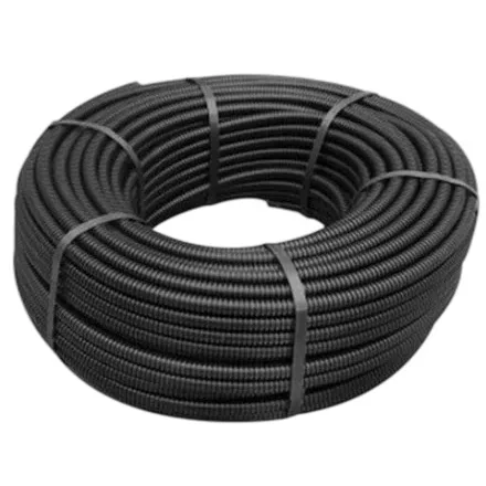 GEWISS Gégecső lépésálló 20/100m (d=14.1mm) fekete FK15 750N 2J PVC