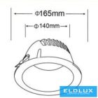 UNIVERSO mélysugárzó 24w 2400lm 6500k CRI≥80 60° kivágásØ140 fehér