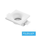 UNIVERSO Gipsz süllyesztett spot lámpatest 1xGU10 120x120x45mm IP20 fehér