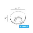 UNIVERSO Gipsz süllyesztett spot lámpatest 1xGU10 Max.35w D100x40mm IP20 fehér