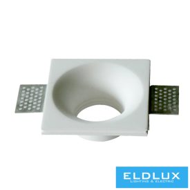   UNIVERSO Gipsz süllyesztett spot lámpatest 1xGU10 Max.35w 100x100x40mm IP20 fehér