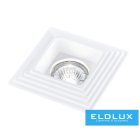 UNIVERSO Gipsz süllyesztett spot lámpatest 1xGU10 124x124x52mm IP20 fehér 