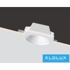 UNIVERSO Gipsz süllyesztett spot lámpatest 1xGU10 120x120x60mm IP20 fehér 