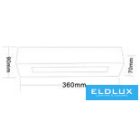 UNIVERSO Gipsz fali lámpa 2xE14 Max.13w 360x90x70mm IP20 fehér