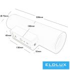 UNIVERSO Gipsz fali lámpa 2xGU10 250x75x100mm IP20 fehér 