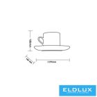 UNIVERSO Gipsz fali lámpa 1xG9 275x135x145mm IP20 fehér 