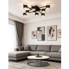UNIVERSO Mennyezeti lámpa LED CCT GX53 8x12W 8x1160lm Fekete IP20