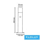 UNIVERSO Kültéri kerti lámpa mozgásérzékelővel 1xGU10 max.12w IP44 fehér 78x78x440mm 5év