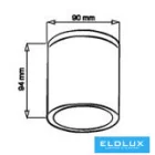 UNIVERSO Kültéri spot lámpa 1xGU10 max.10w IP54 fehér D90x94mm 5év