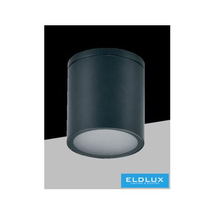 UNIVERSO kürtéri spot lámpa 1xGU10 max.10w IP54 fekete D90x94mm 5év