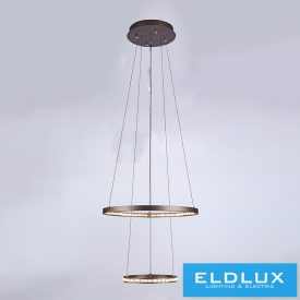 RINGS 水晶吊线灯铬色 31W 4000K