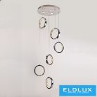 RINGS 水晶吊线灯铬色 57W 4000K