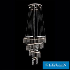 RINGS 水晶吊线灯铬色 149W 4000K