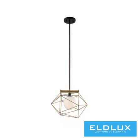ELDLUX ELDGEOX függeszték fekete/arany E27