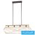 ELDLUX ELDGEOX függeszték fekete/arany E27×4