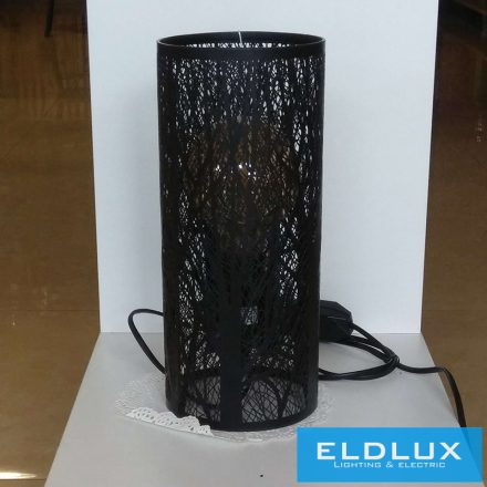 ELDLUX SHADOW asztali lámpa fekete E27