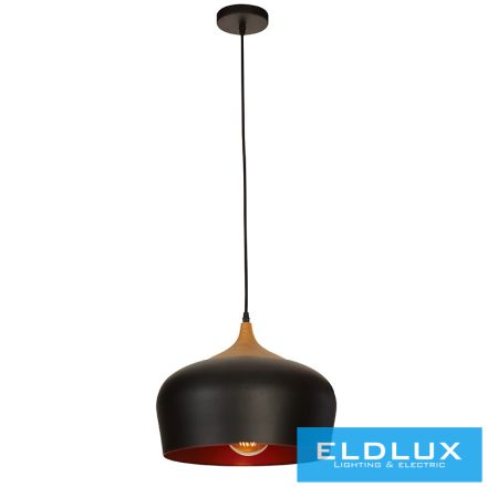 ELDLUX STICH függeszték E27 fekete/arany