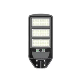   UNIVERSO Solar utcai lámpa 3.2V-12AH 1800lm 6500k IP65 fekete 511x231x47mm