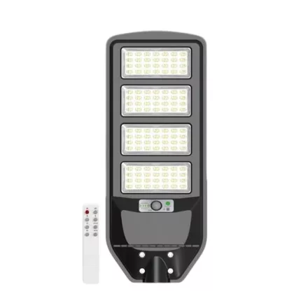 UNIVERSO Solar utcai lámpa 3.2V-15AH 2250lm 6500k IP65 fekete 622x251x47mm