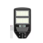 UNIVERSO Solar utcai lámpa 3.2V-5AH 750lm 6500k IP65 fekete 413x231x47mm