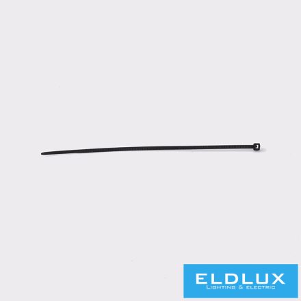 Kábelkötegelő, Fekete, 2.5×150mm, 50db/csomag