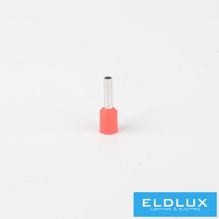 ELDLUX Szigetelt érvéghüvely, piros, 1.5mm², 30db/csomag
