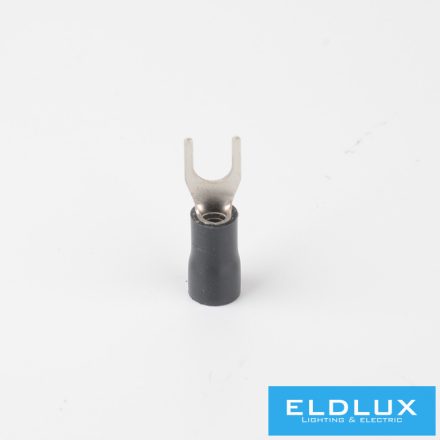 ELDLUX Szigetelt villás saru, fekete, 2.5-4mm², 30db/csomag
