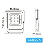 UNIVERSO LED reflektor 30w 2400lm 4000k 120° IP65 fekete 155x186x26mm