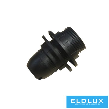 ELDLUX K314B E14 foglalat 2db gyűrűvel fekete