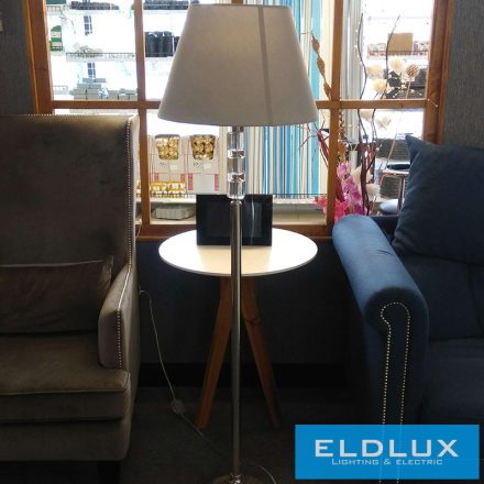 ELDLUX SHINY kristályüveg álló lámpatest króm E27