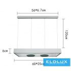 UNIVERSO Függeszték 40w 3200lm 6500k IP20 Fehér 600x250x1200mm