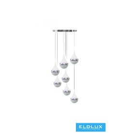   UNIVERSO Függeszték 80w 6400lm CCT.kap IP20 króm D350x1200mm